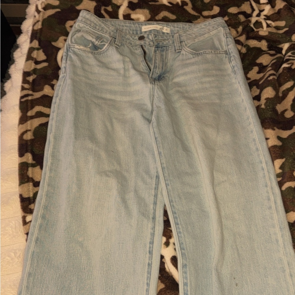 Altar'd State Sky Blue Wide Leg Jeans